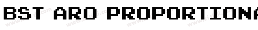 BST Aro Proportional字体转换